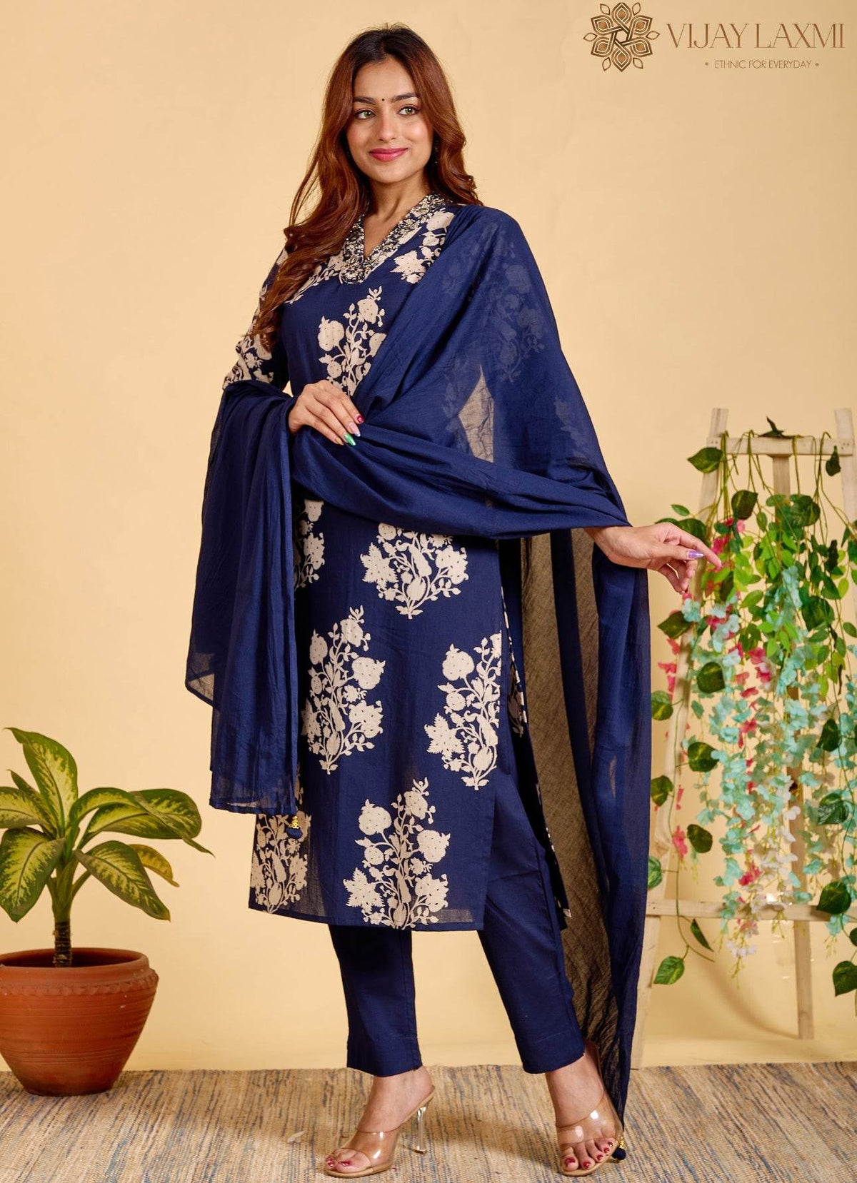 Premium Printed Cotton Suit For Women NI