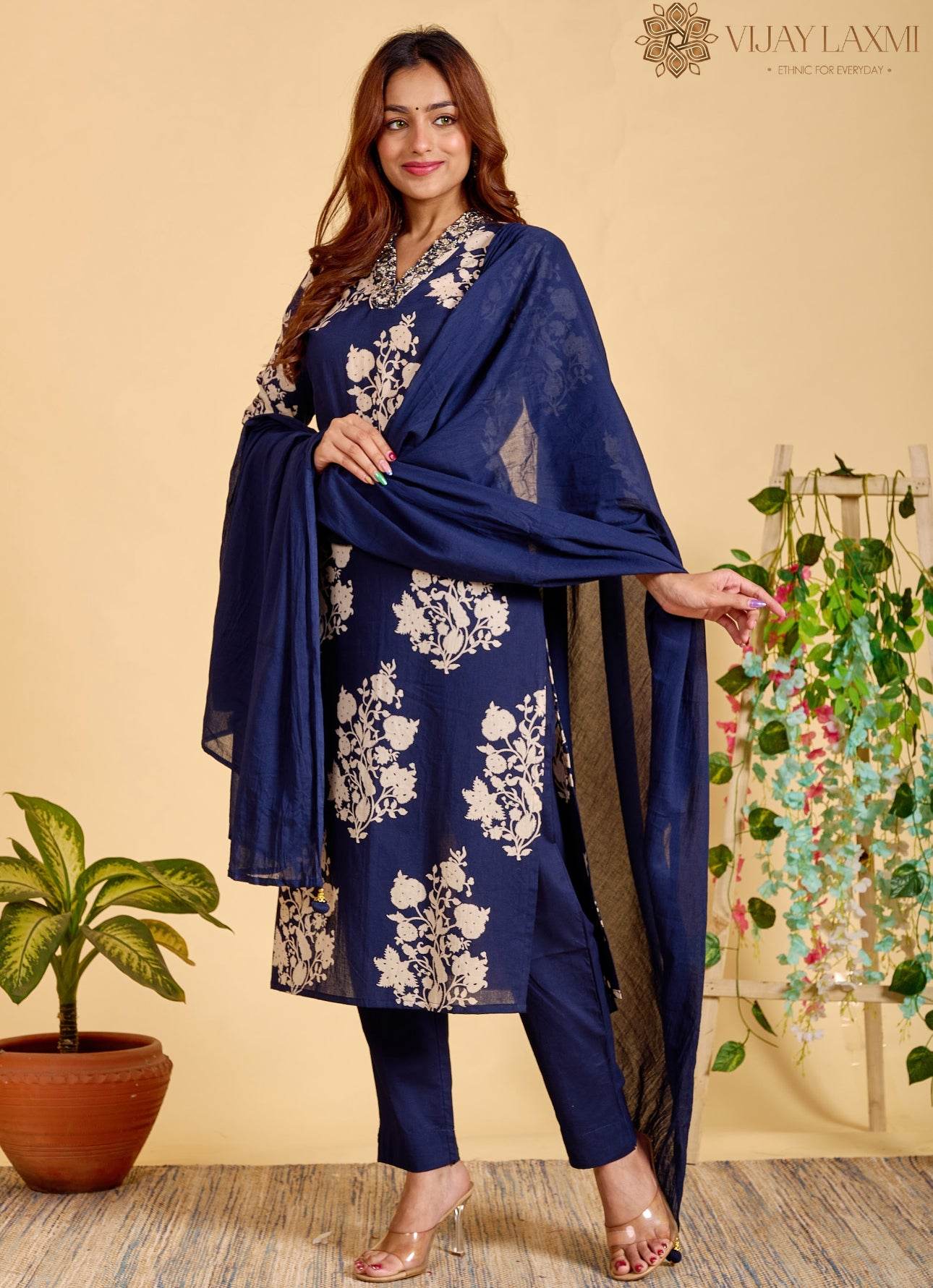 Premium Printed Cotton Suit For Women NI