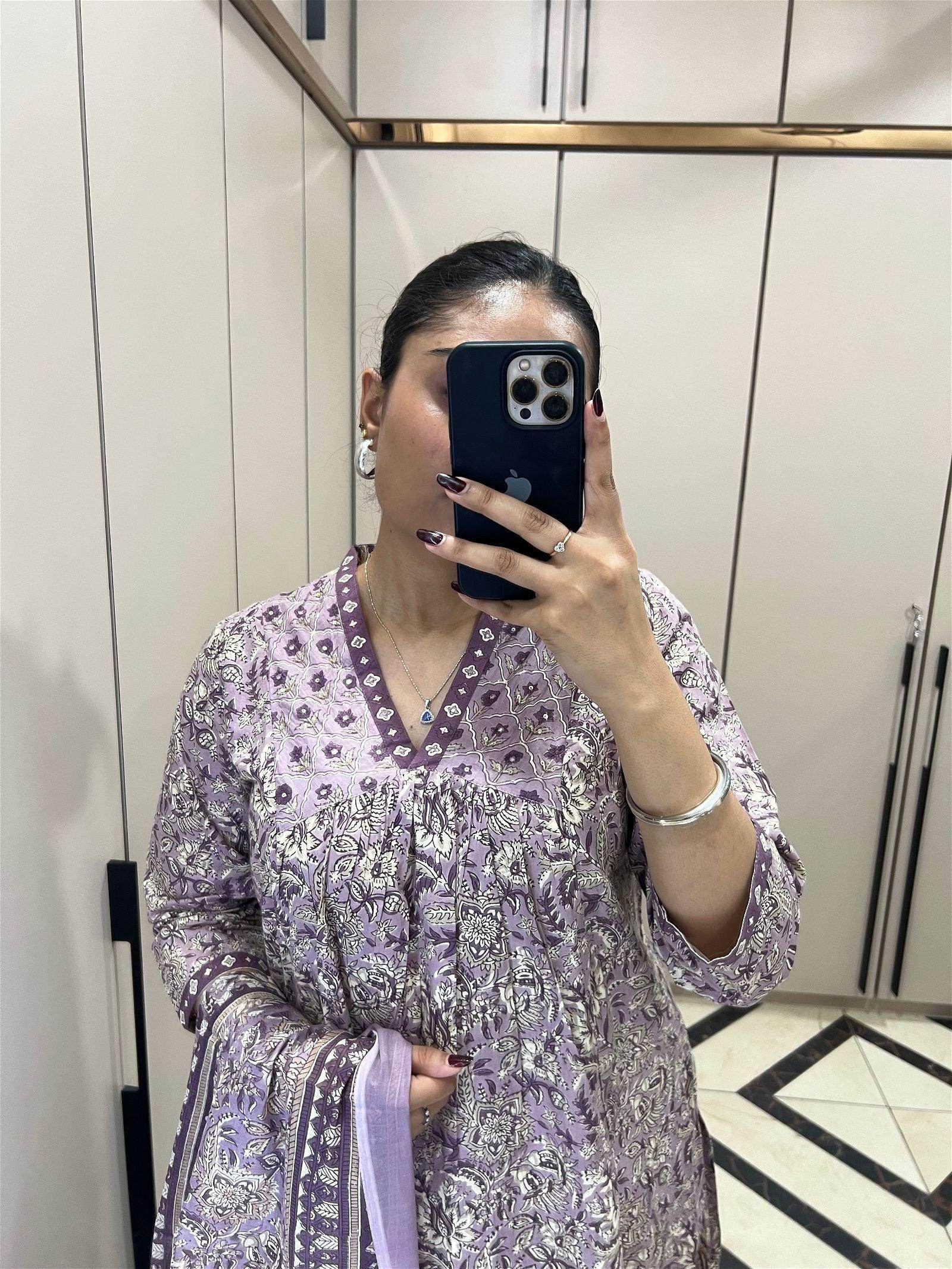Bagru Print Cotton Suit