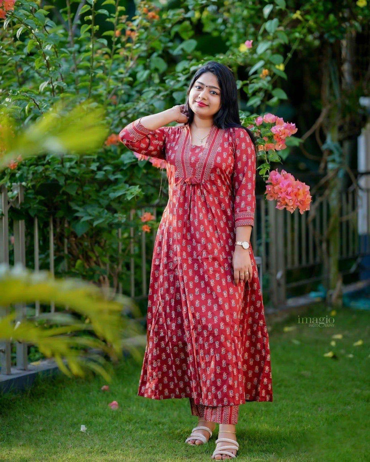 Bagru Red Suit