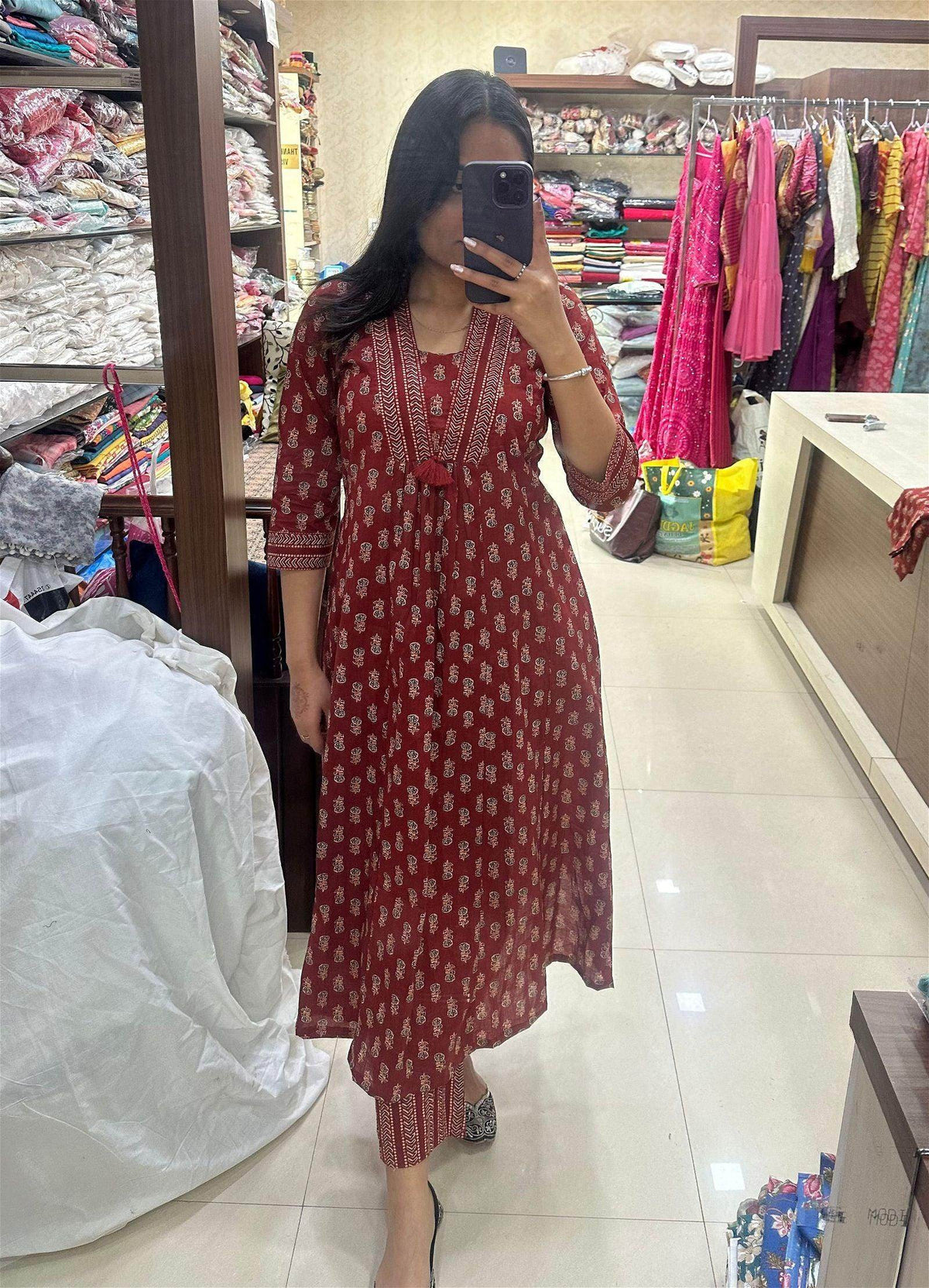 Bagru Red Suit