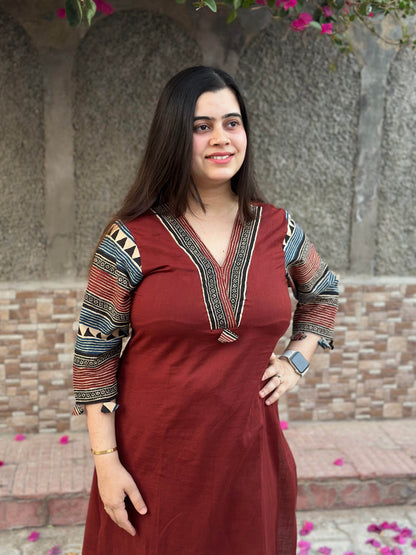 Airy Cotton suit set with pants