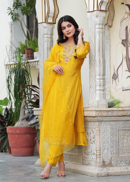 Plus size Dola silk suit