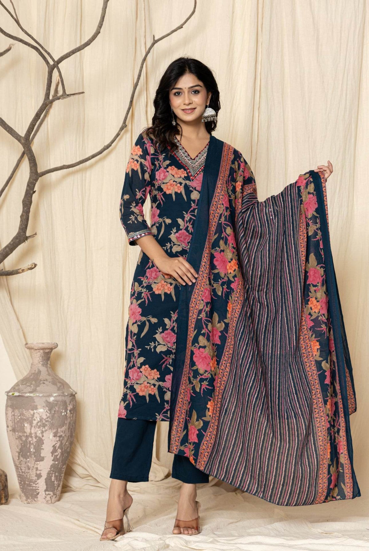 Plus size Cotton suit