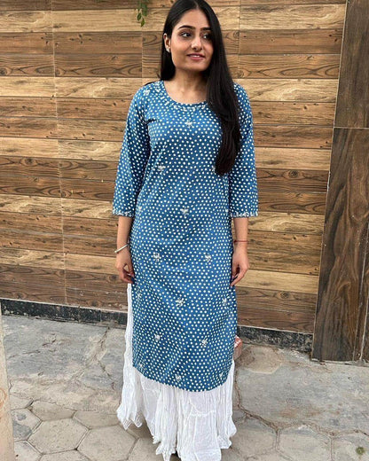 COTTON SKIRT SUIT SET