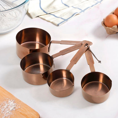 Cafecore Bronze Measuring Cups Set Of 4
