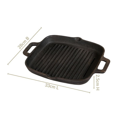 Cast Iron Grilling Pan With Side Handles