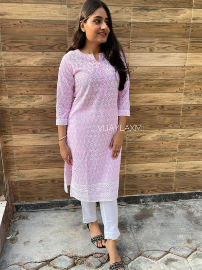 Cotton Kurta Pant Set
