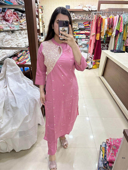 Cotton Kurta Set