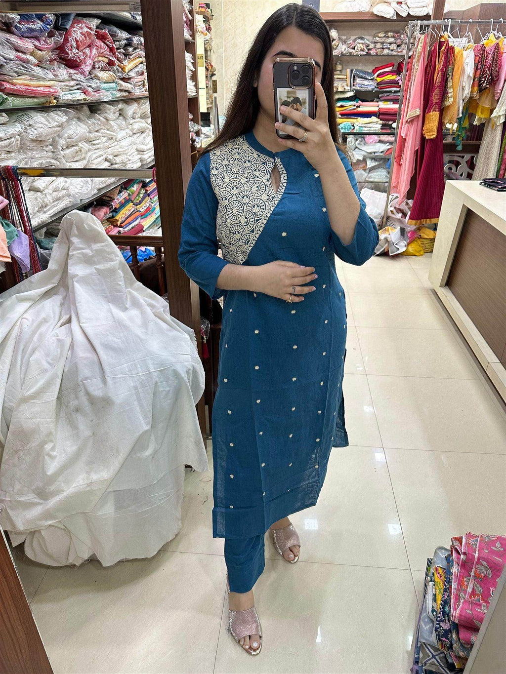 Cotton Kurta Set