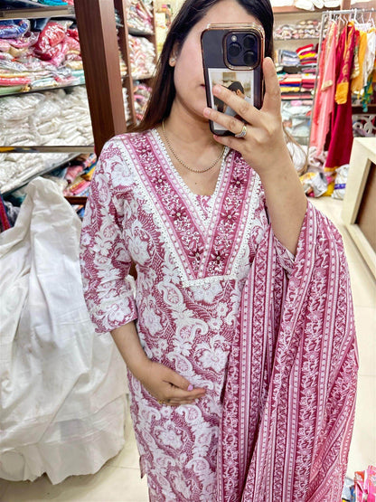 Cotton Kurta Set