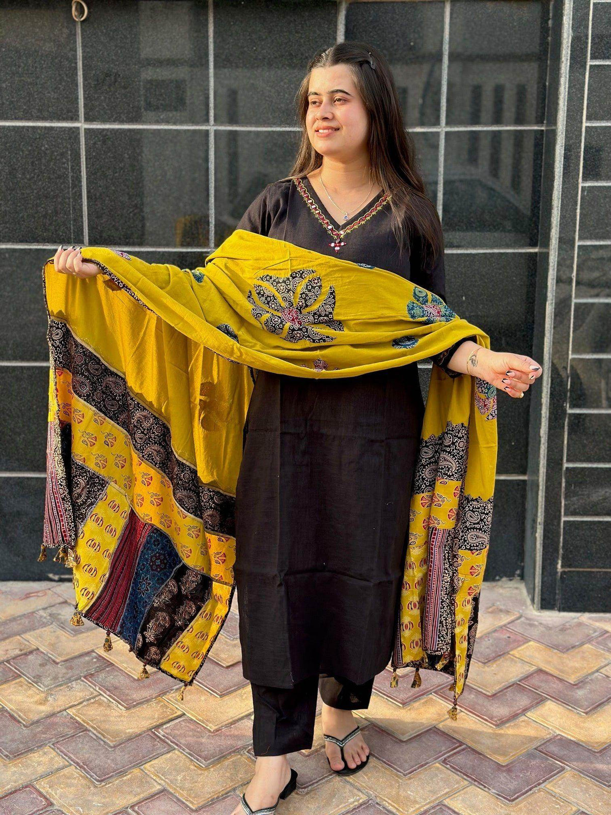 Cotton Suit BLK47