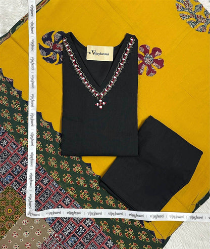 Cotton Suit BLK47