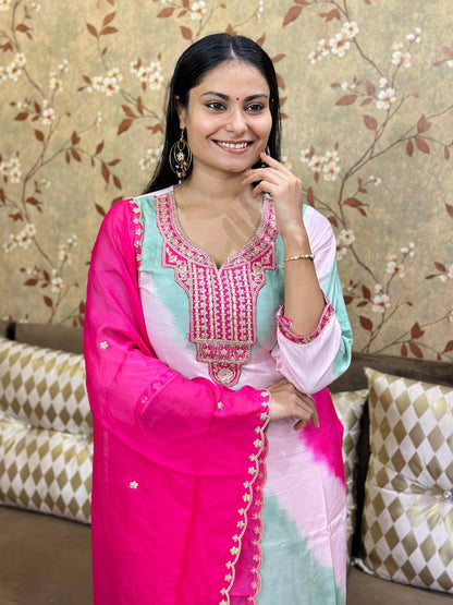 Pure Viscose Soft Silk Suit