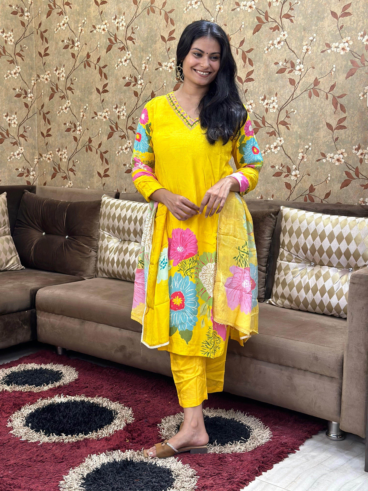 Modal Silk Suit Set