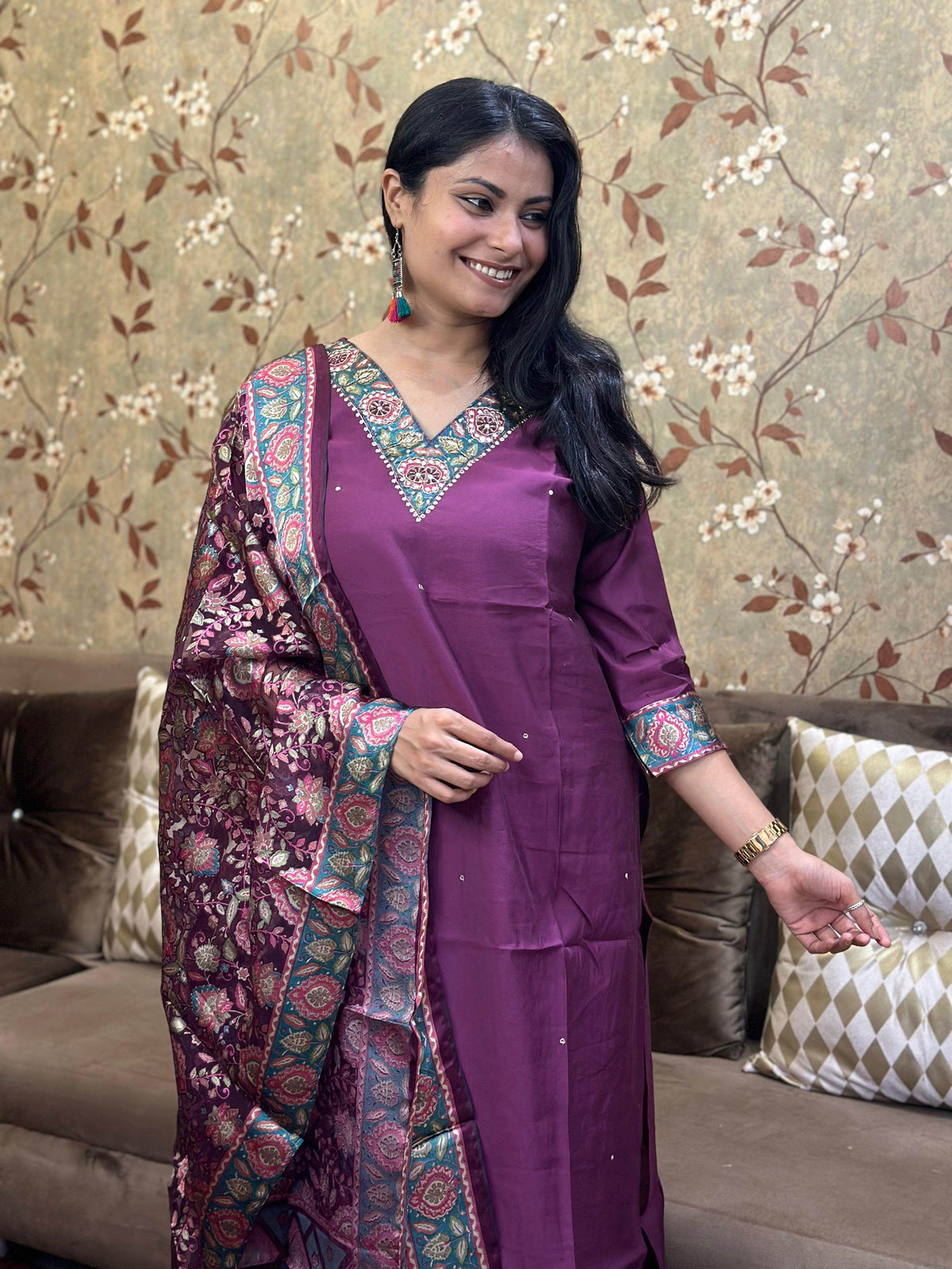 Silk Suit For Women
