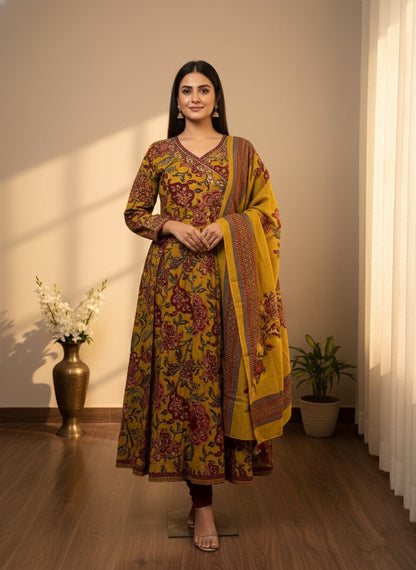 Premium Cotton Anarkali Suit For Women