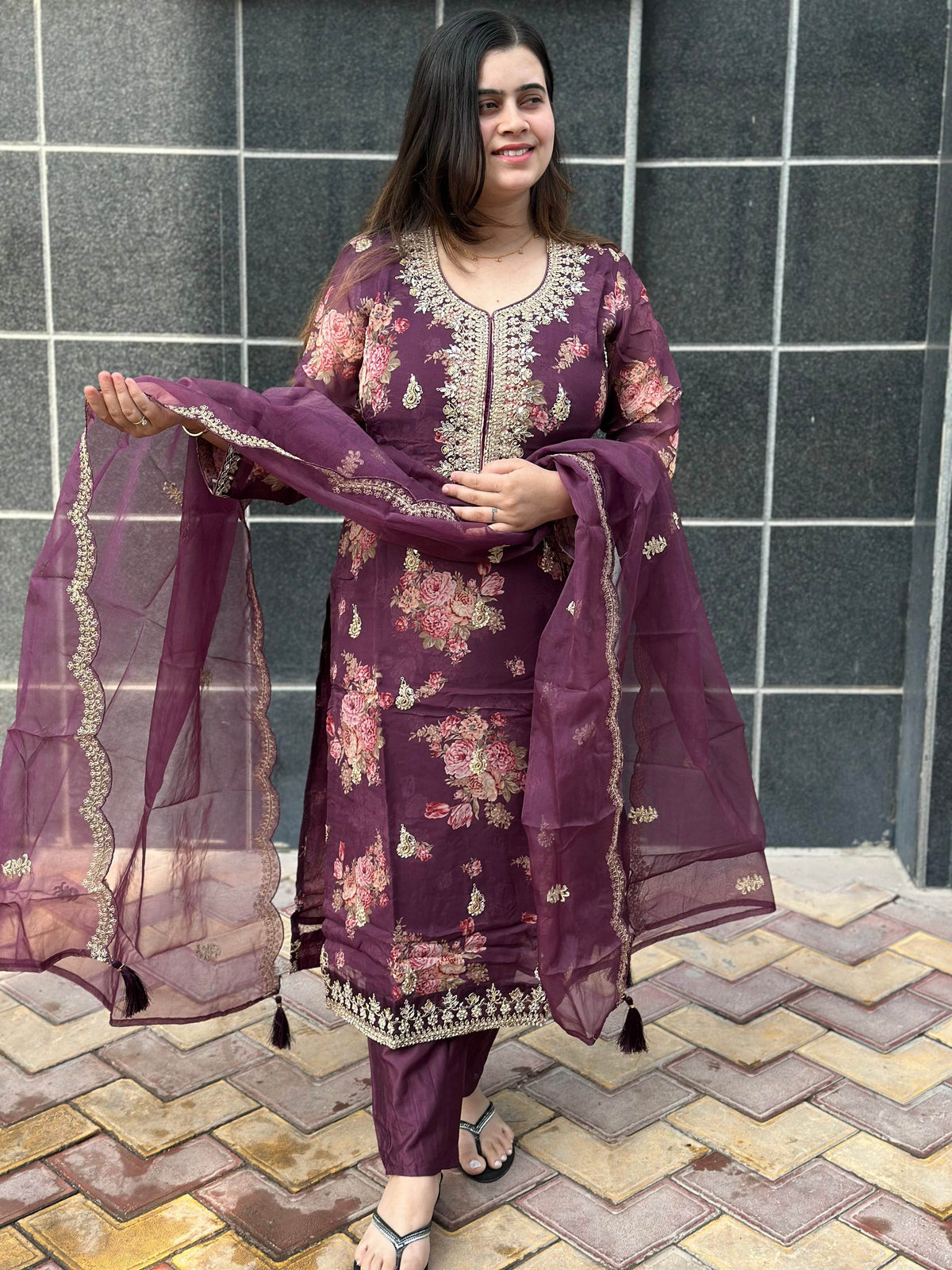 Soft Chanderi Silk Suit For Women