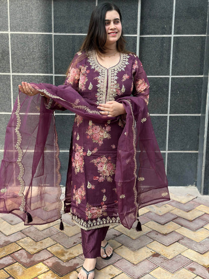 Soft Chanderi Silk Suit For Women