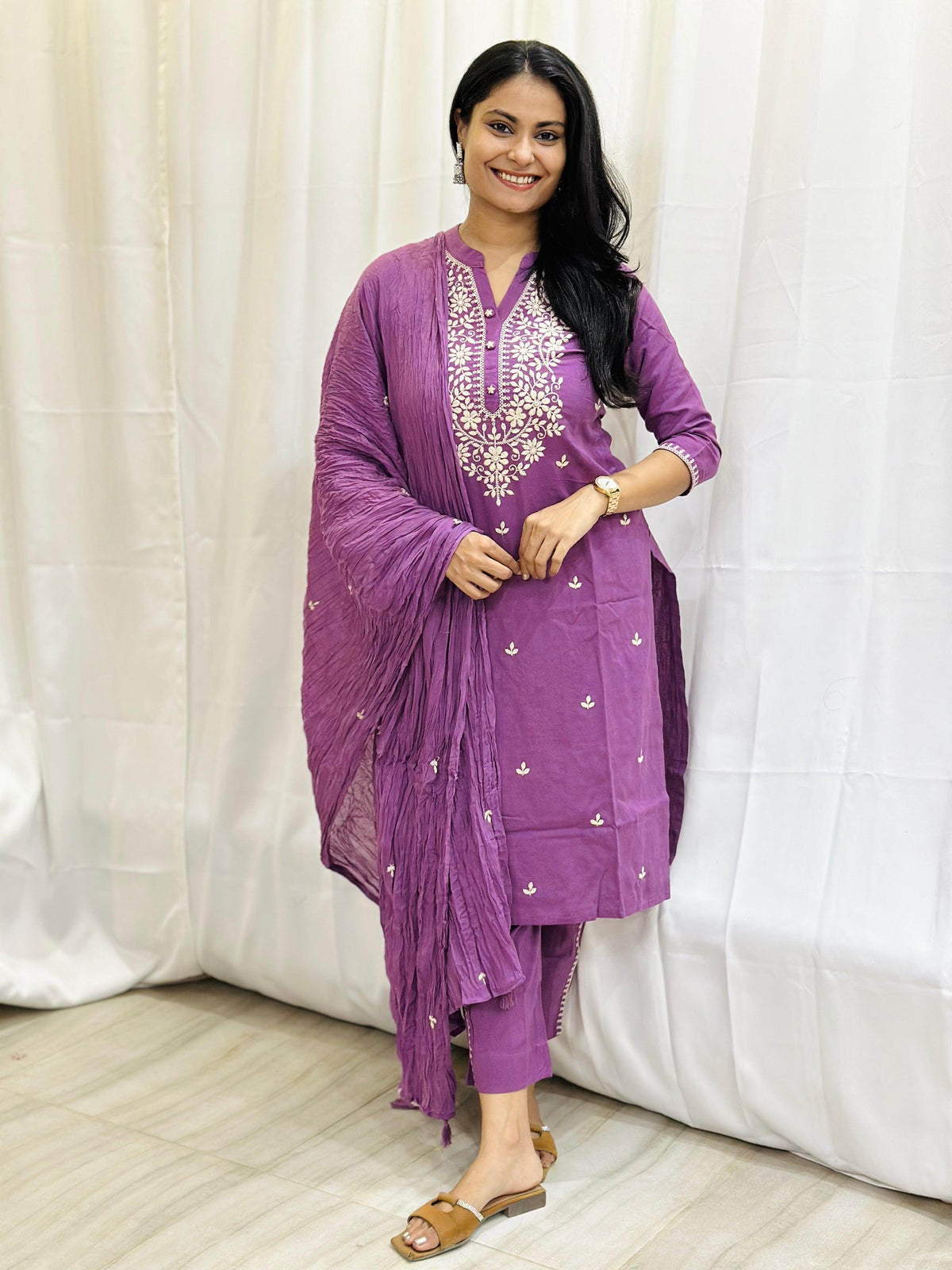 Premium Cotton Suit For Women PUR