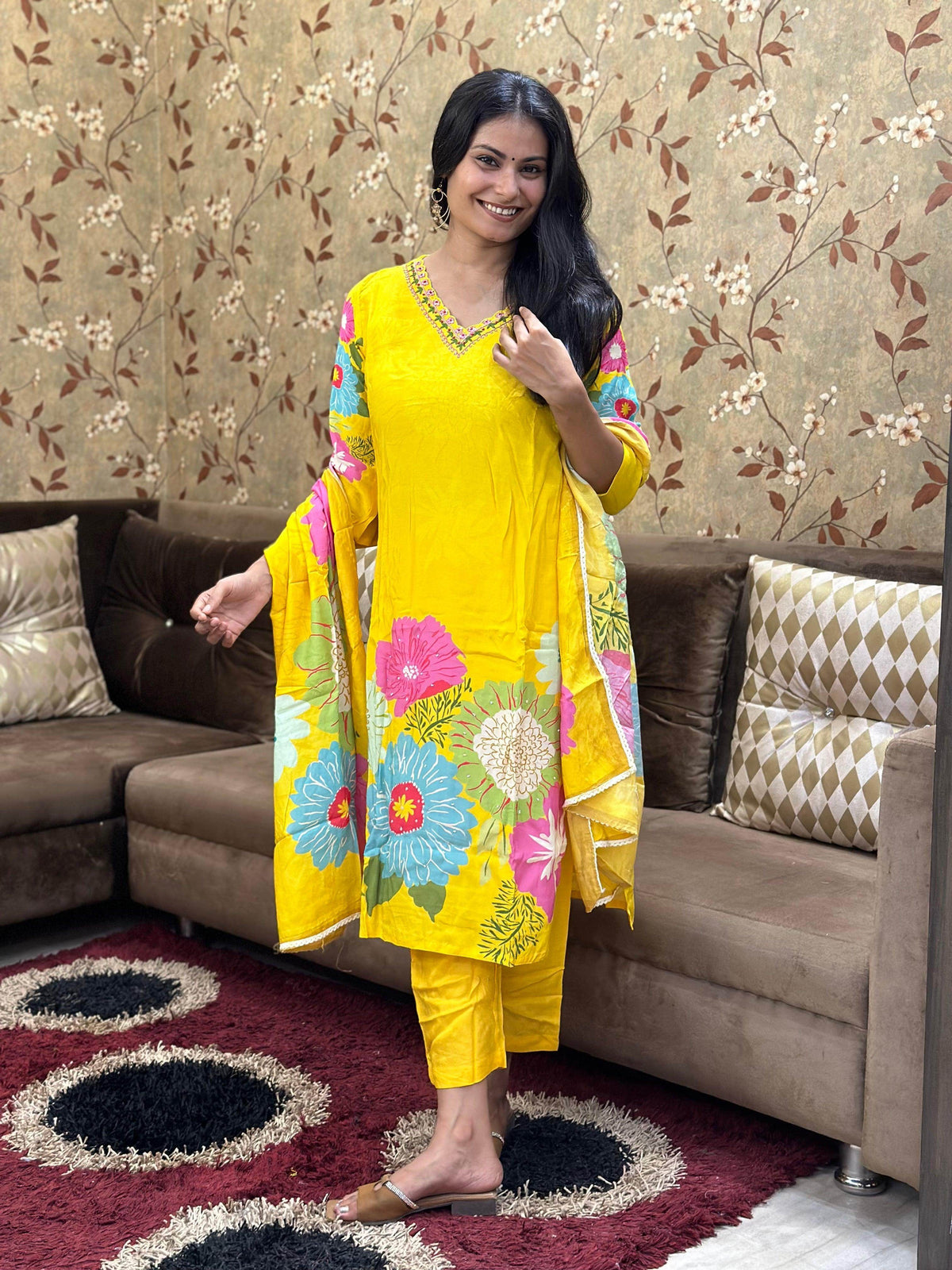 Modal Silk Suit Set