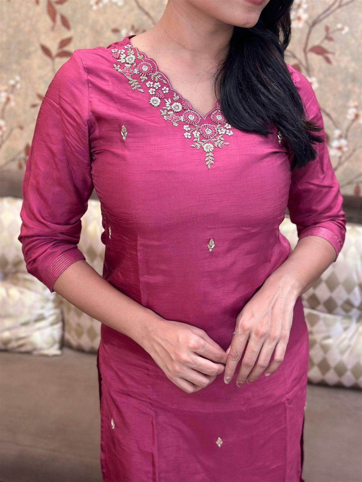 Dola Silk Suit For Women