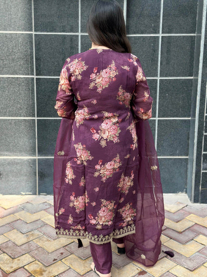 Soft Chanderi Silk Suit For Women