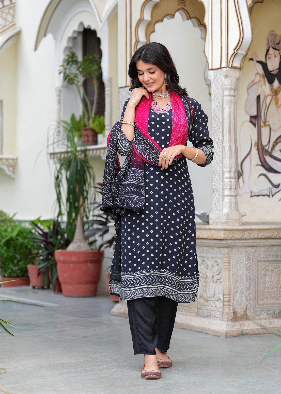 Soft Crepe Silk Suit For Women