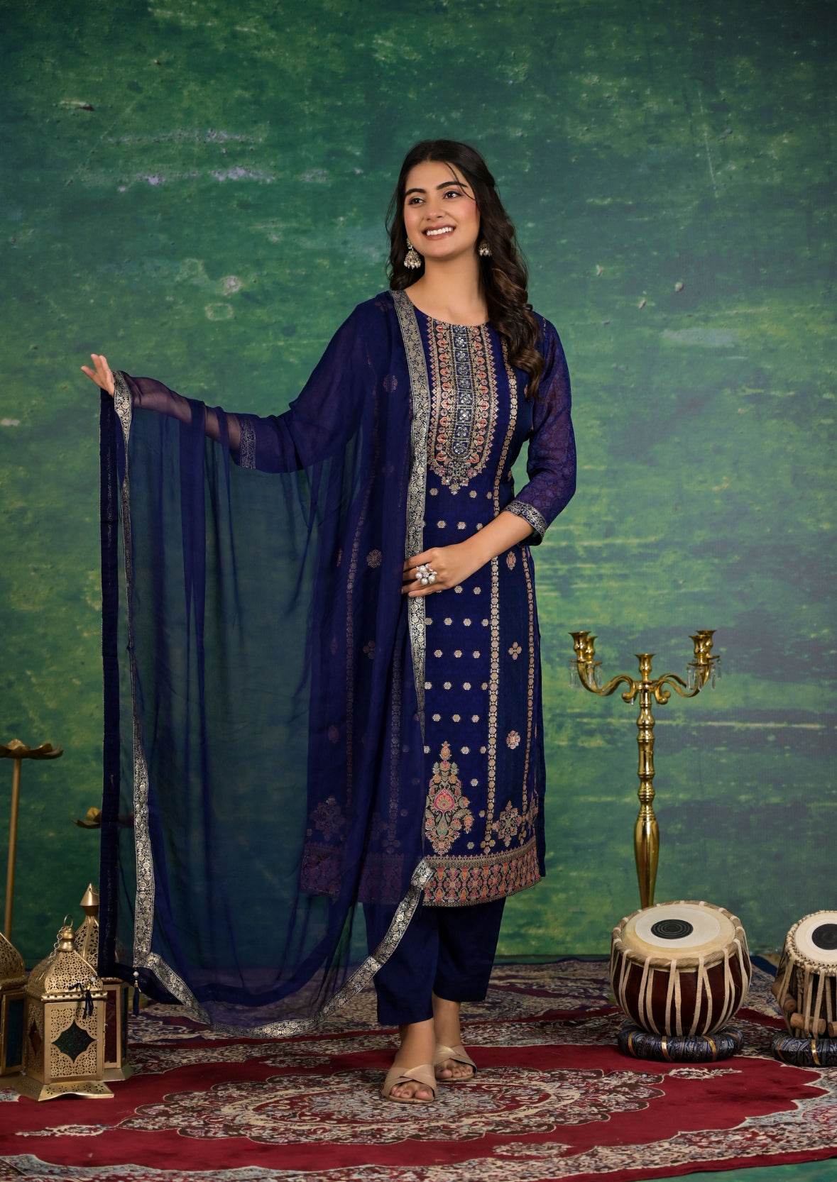 Banarasi Silk Suit Set for Women