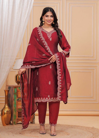 Maharani Dola Silk Suit