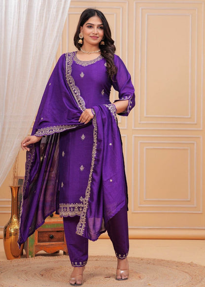 Maharani Dola Silk Suit