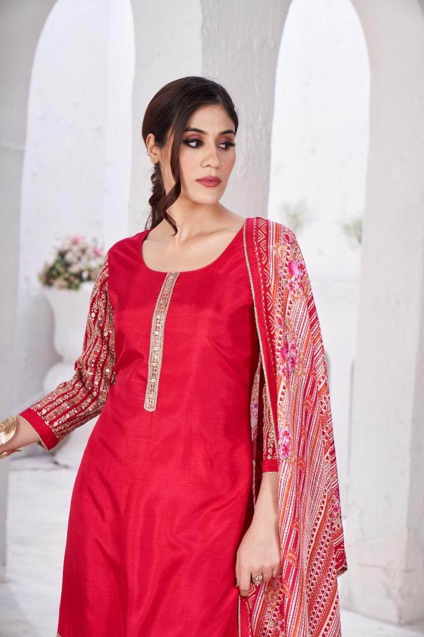 Maharani Crepe Suit