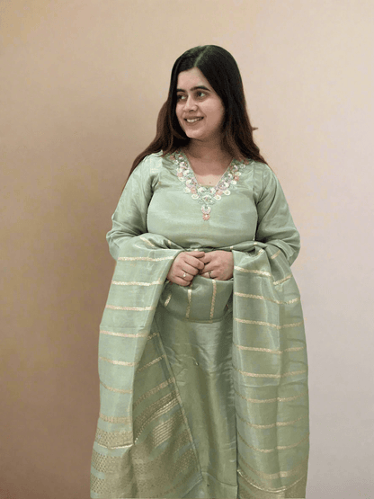 Shimmer Silk suit For Women