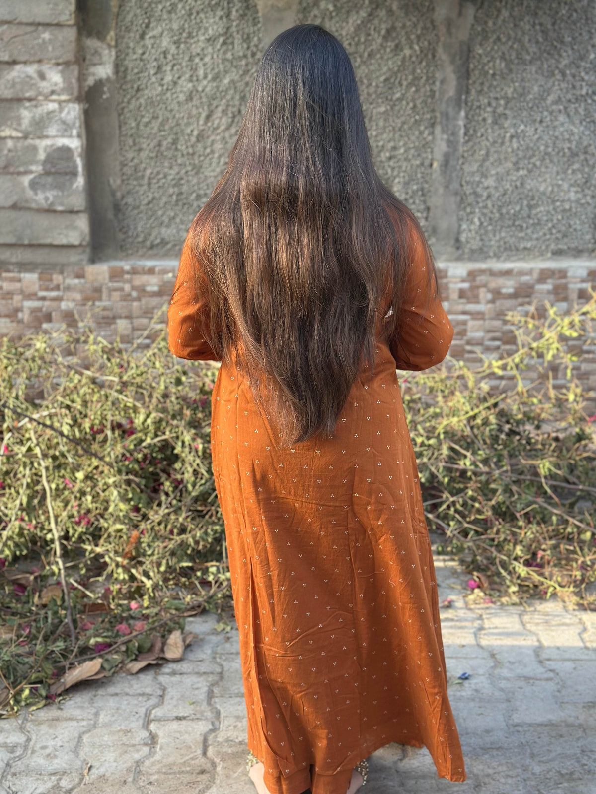Mul cotton Chanderi kurta set for women with dupatta