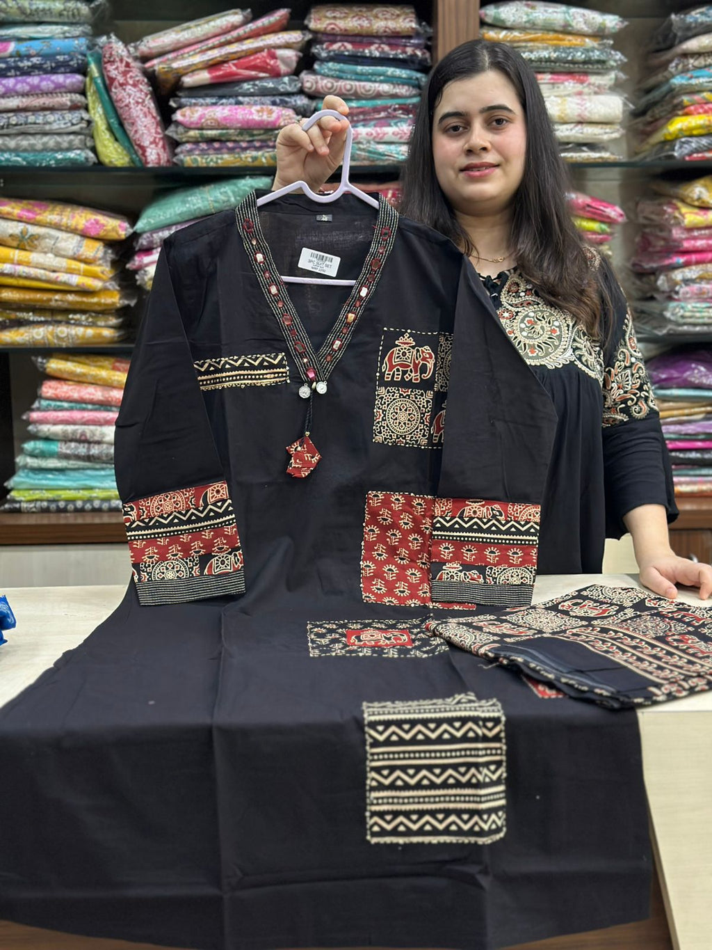 Premium Cotton kurta set for women with dupatta