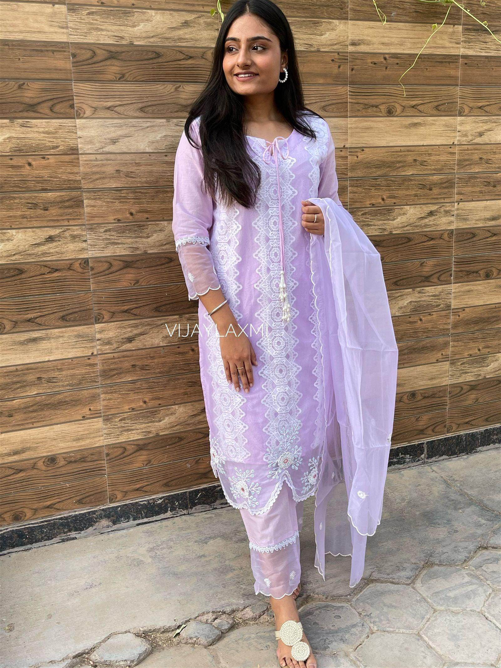 LILAC Organza Suit
