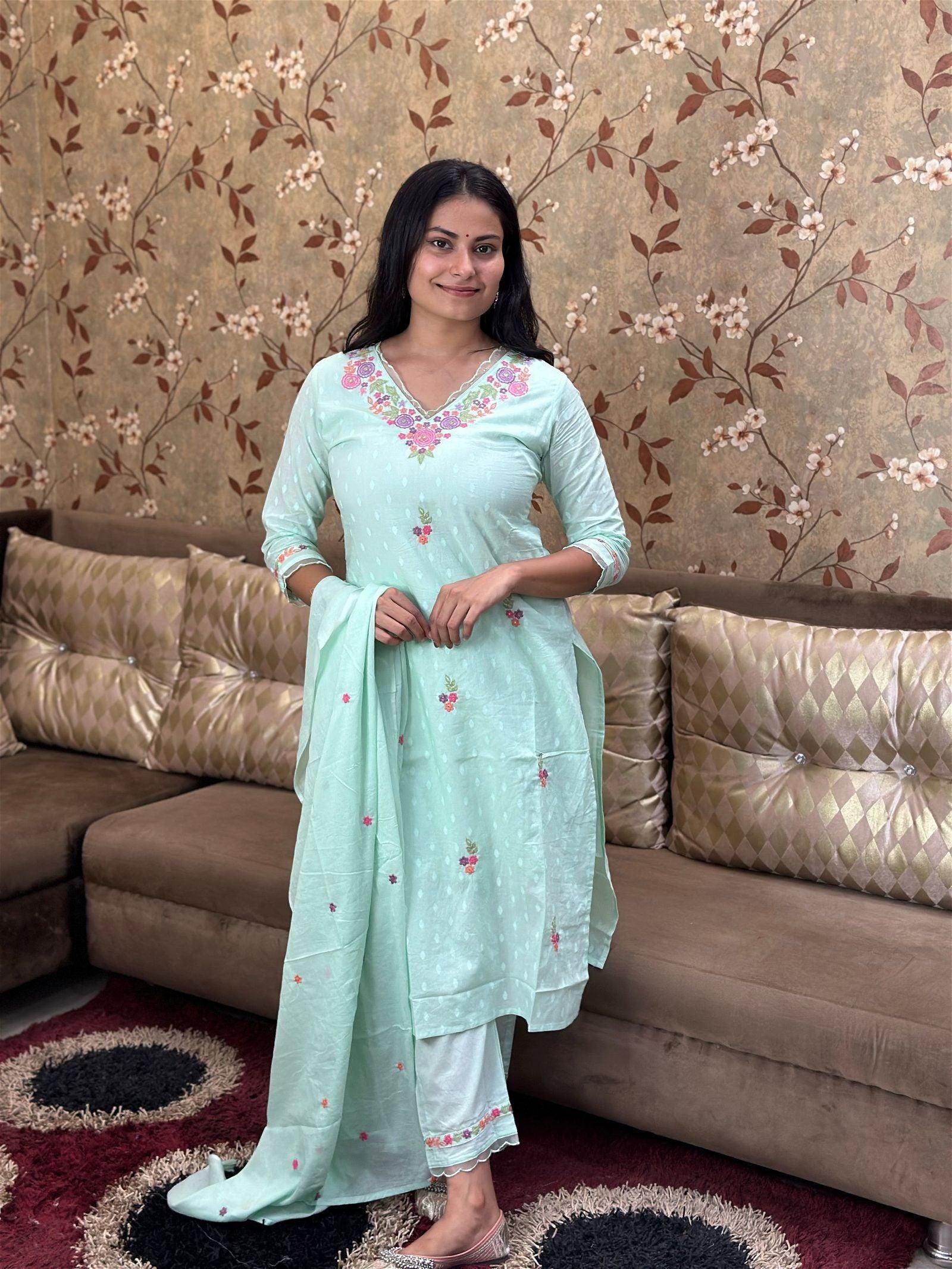 MulMul Cotton Kurta Set For Women