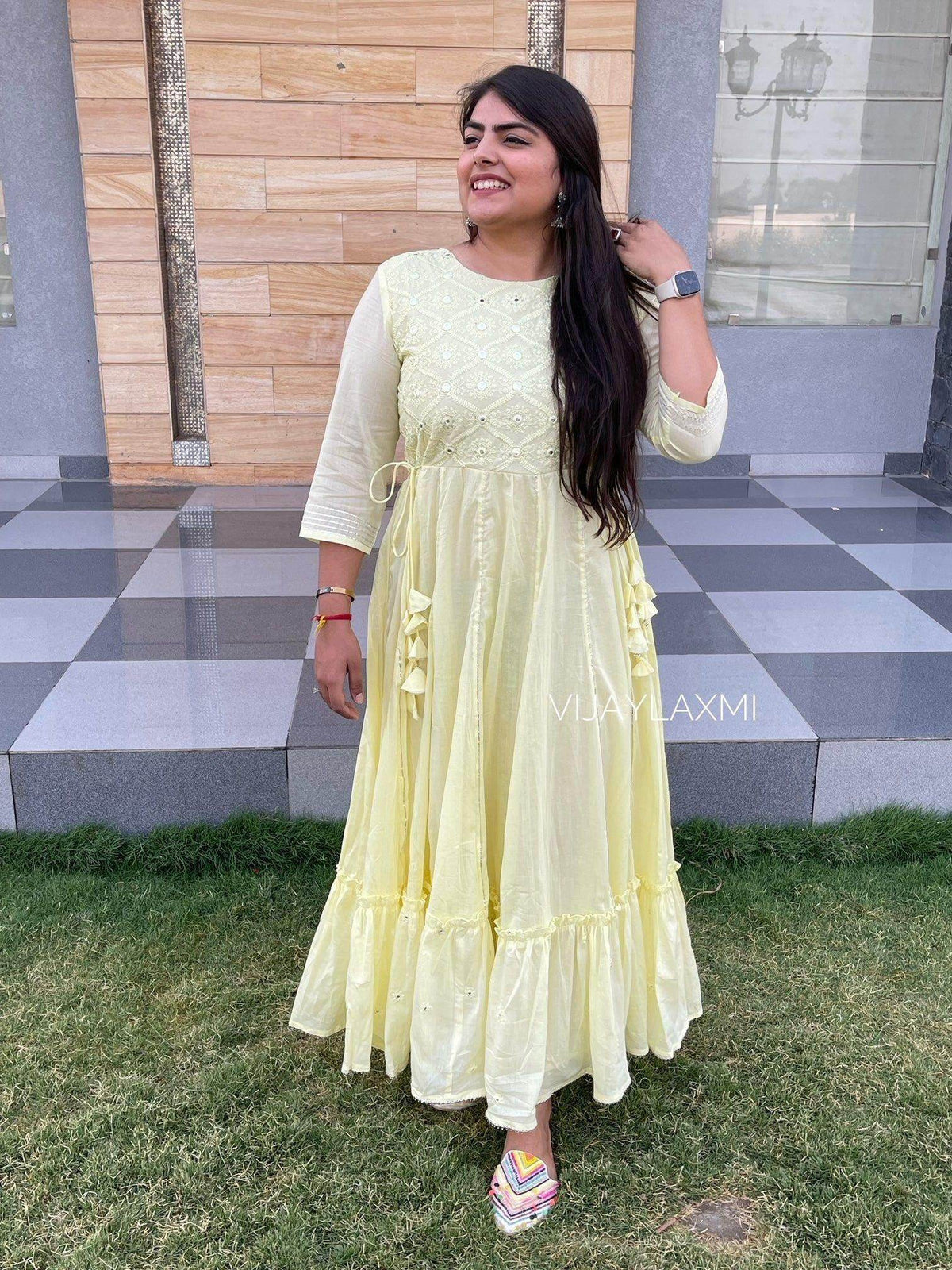 Mul Mul cotton gown