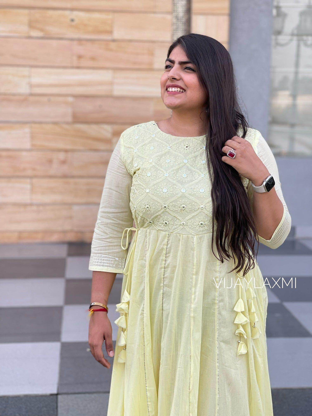 Mul Mul cotton gown