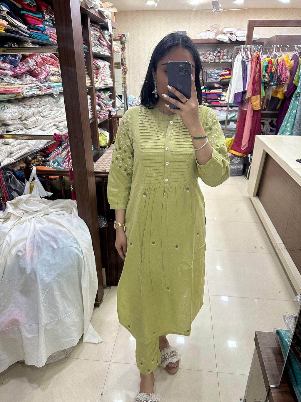 Premium cotton suit