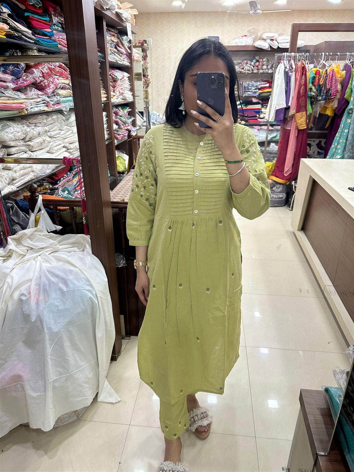 Premium cotton suit