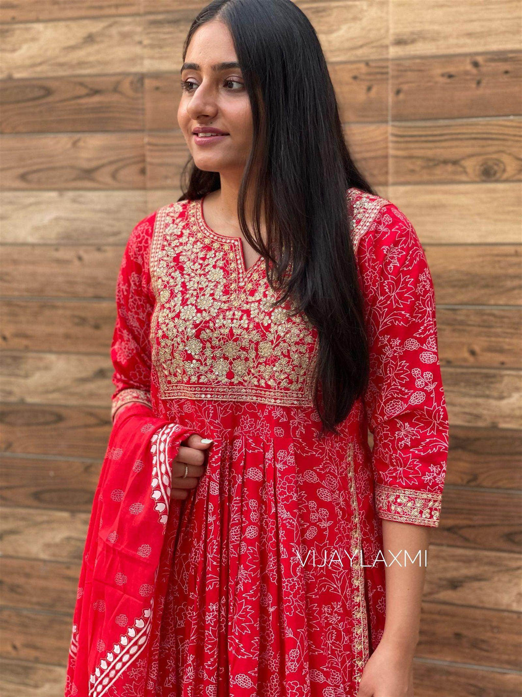 Rayon Slit Kurta Pant Set RD01