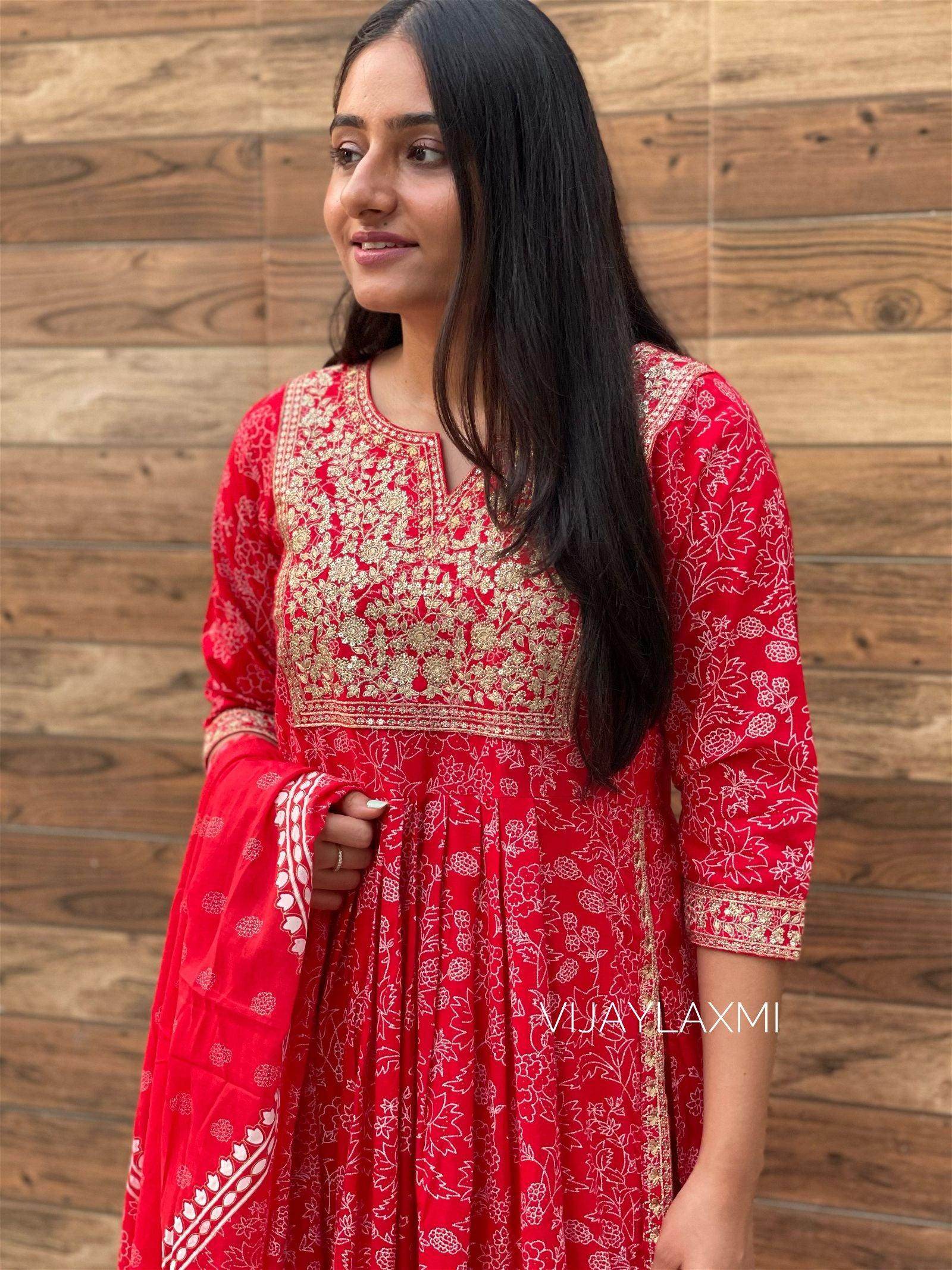 Rayon Slit Kurta Pant Set RD01