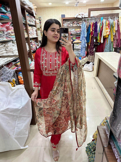 Silk kurta set