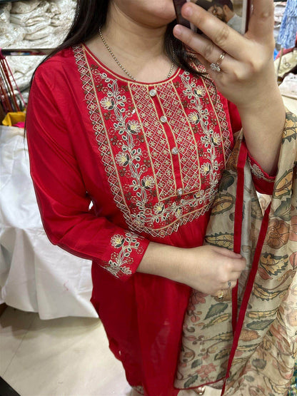 Silk kurta set