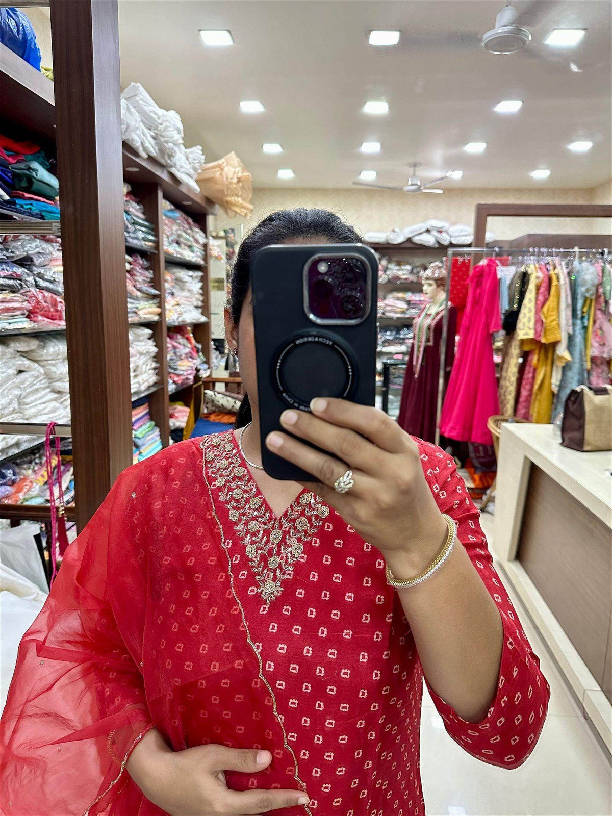 Silk suit