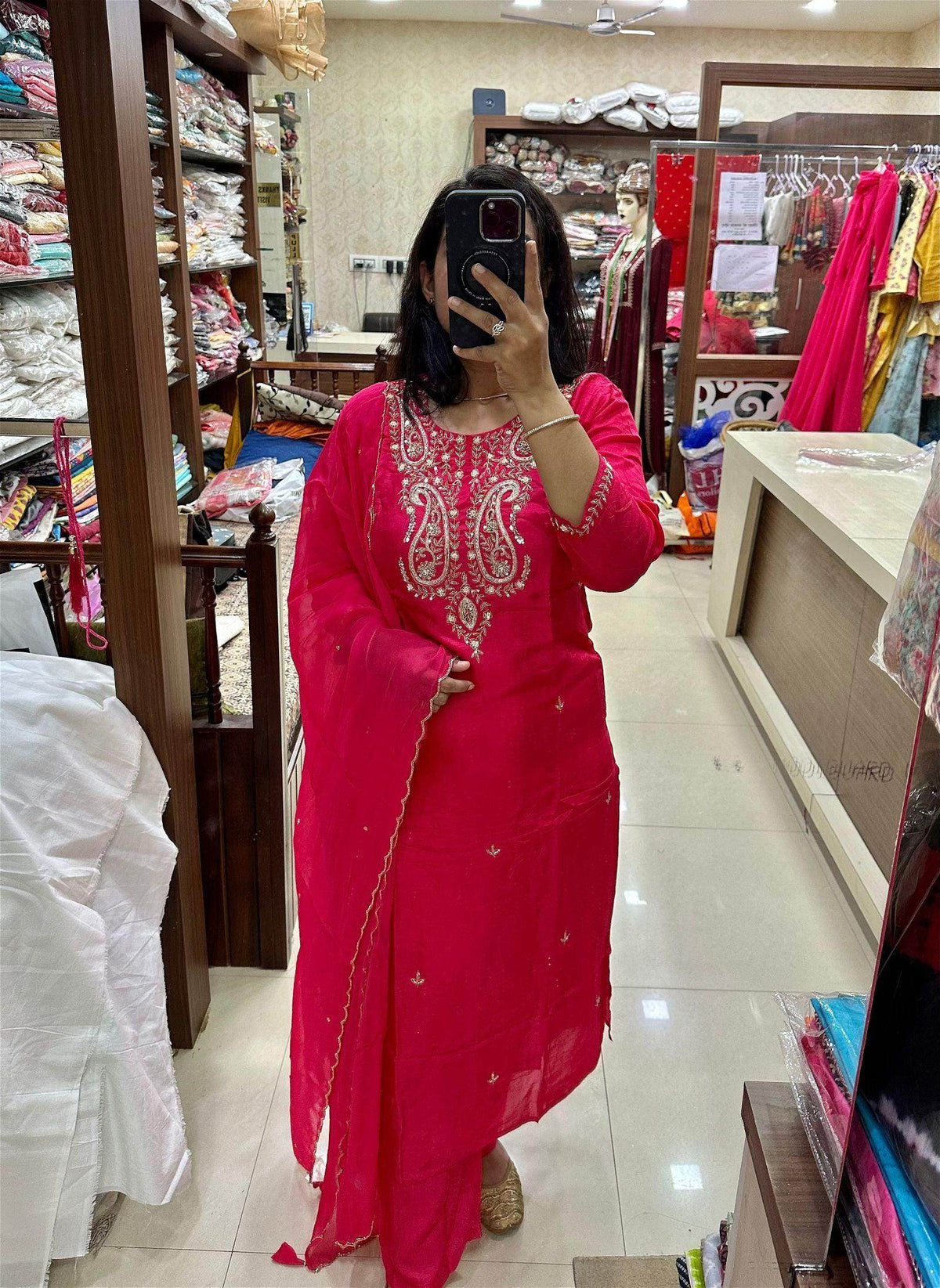 Silk suit