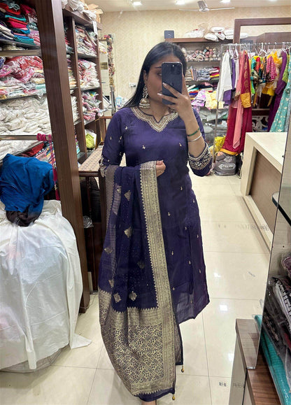 Silk suit