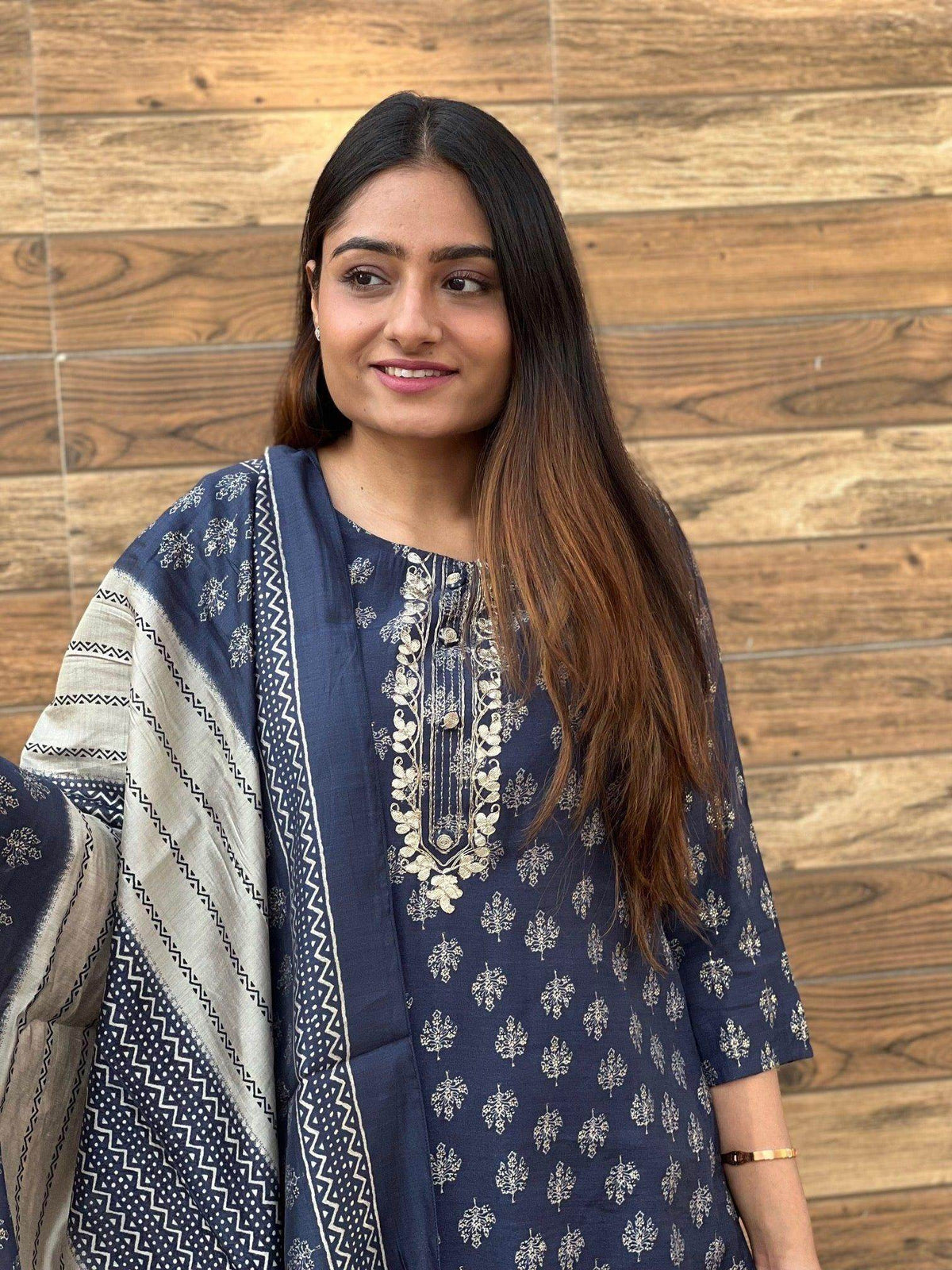 blue muslin suit 176