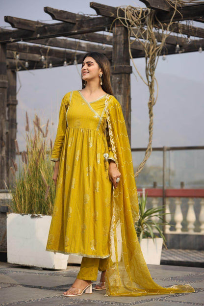 chikan sequin cotton suit 317